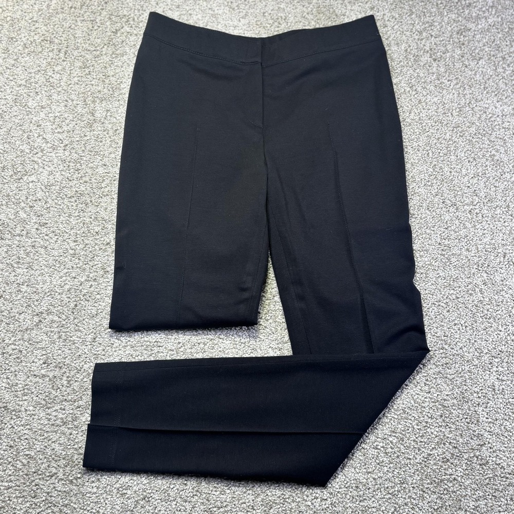 Akris Punto Pants Womens‎ 31 Black Ponte Slim Leg Elastic Waist Dress Work